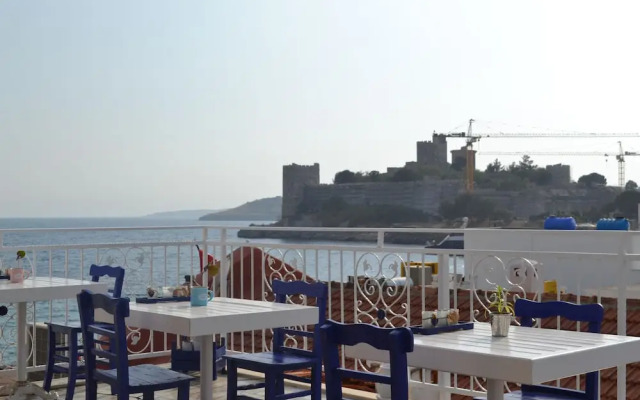 White and Blue Bodrum