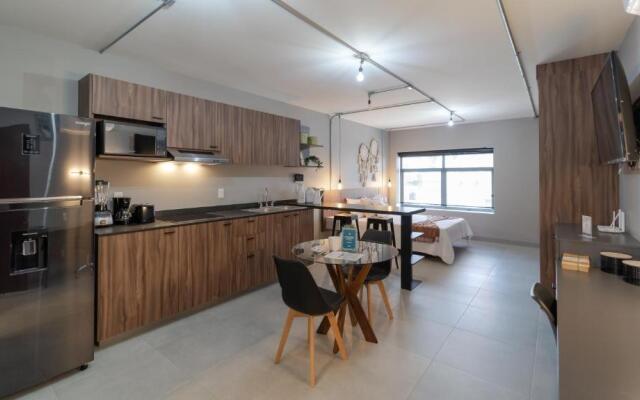 Modern Industrial Style Apartments by Tribu San Martin