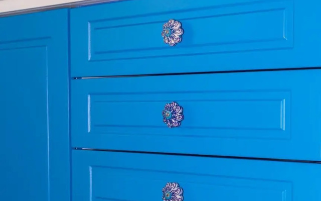 BLUE and WHITE apartment vipgreece