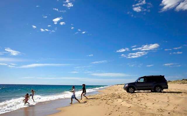Footprints at Preston Beach
