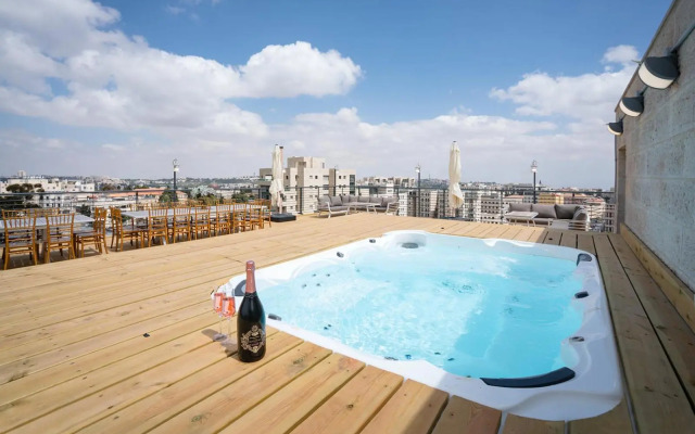 EVEN ISRAEL PENTHOUSE- JACUZZI- 5 royal Masters