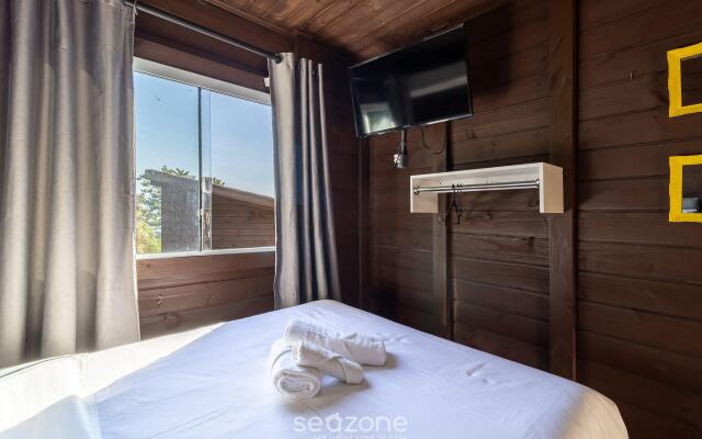 Chalé Vista Mar com Estilo Rústico MAV010