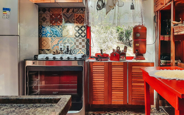 Chalé rústico e privativo em Campos do Jordão