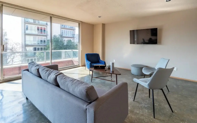 Polanco Flat - Laundry- Parking-elevator-sleeps 10