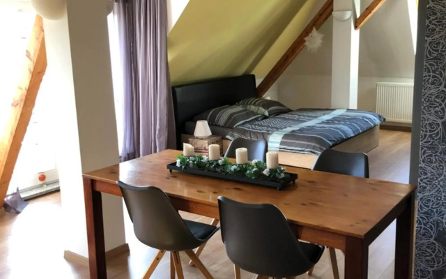 Maisonette Wohnung mit Blick über die Stadt