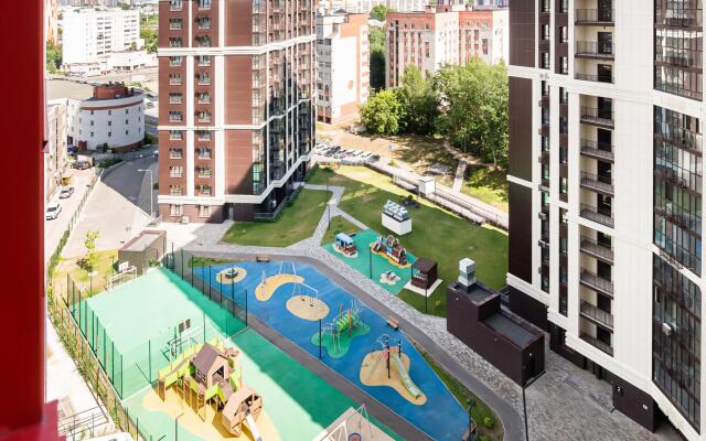 Жилой квартал на улице Аметьевская Магистраль