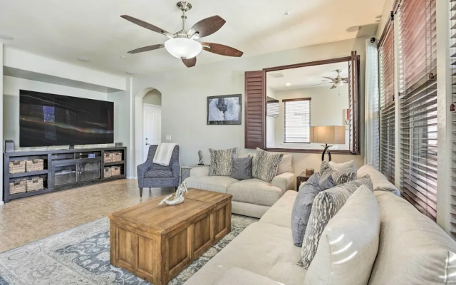 Luxe Goodyear Home w/ Serene Backyard & Game Room