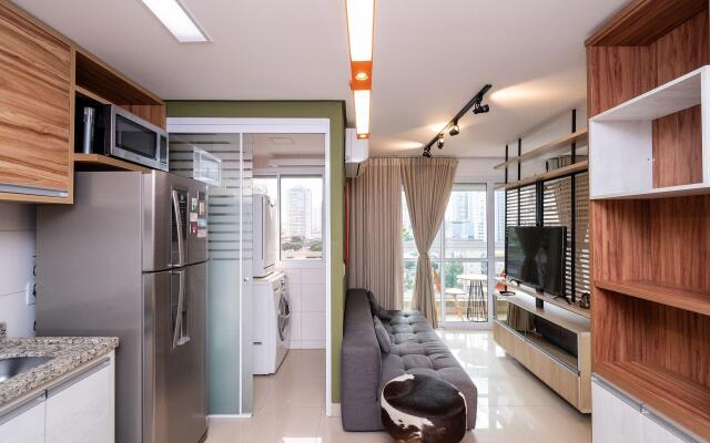 Flat acolhedor no Setor Bueno - TH0903