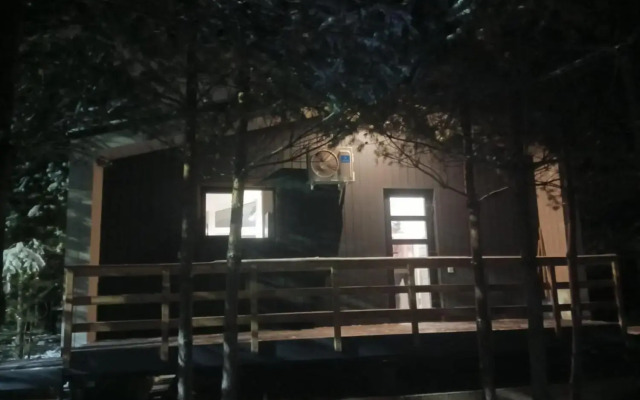 A house in a pine forest