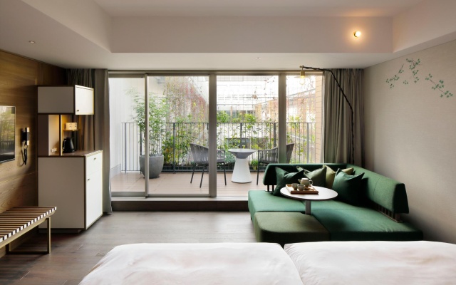 Terrace Twin room with garden view (트윈 침대 2개) 사진 1