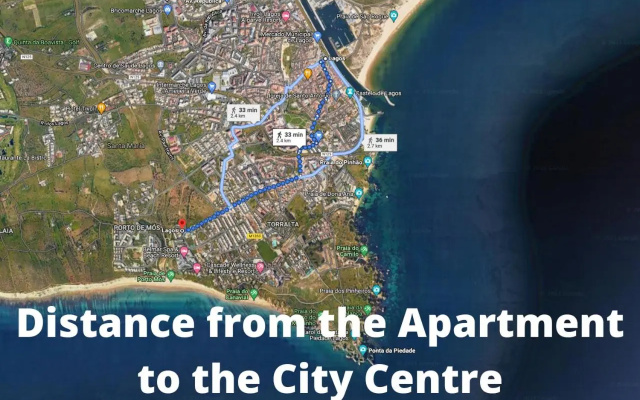 Spacious Apartment near Porto de Mos Beach, Lagos.
