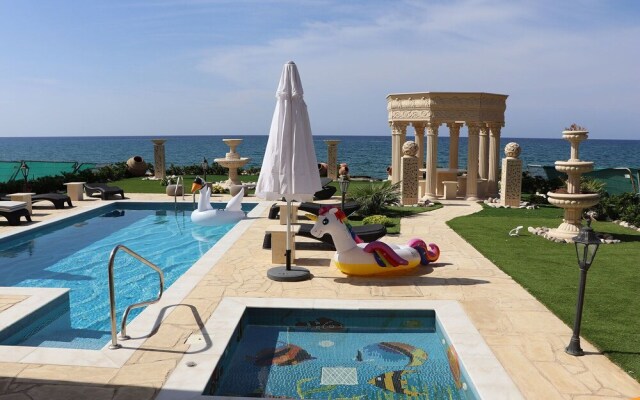 Beachfront Home, Stunning Views, Paphos Villa 1410