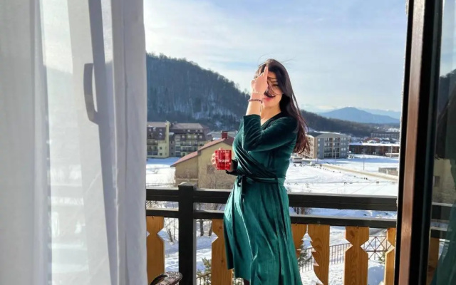 Didveli TuliP 34- A Comfortable, Quiet Apartment Close to a Ski Slope
