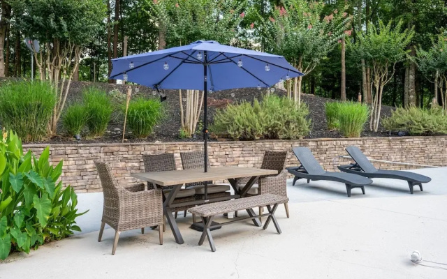 Poolside Farm Serenity Group Perfect, Cozy Gazebo