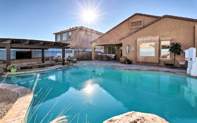 Maricopa Home w/ Swim-up Bar, Heated Pool & Slide