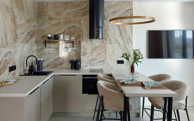 Apartment Nebo on Pugacheva street 4a