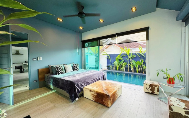 Contemporary 3bd Safari Pool Villa Near Nai Yang Beach