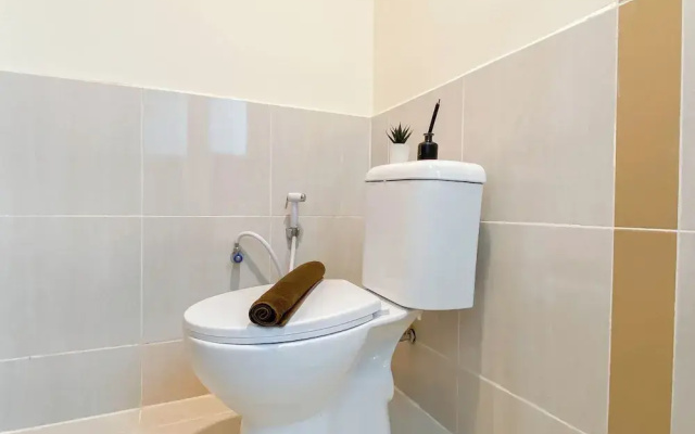 Minimalist Warm Beige Studio At Meikarta Apartment