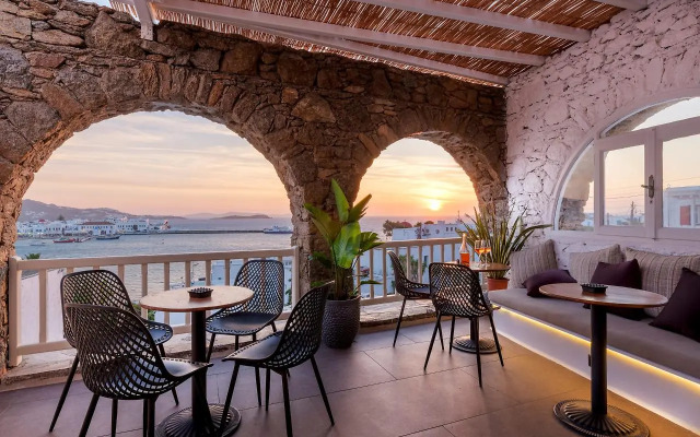Yalos hotel sunset view