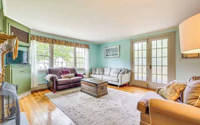 Ambient Manchester Village Apt w/ Deck & Pond!