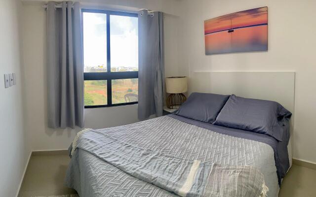 Apartamento superior na praia de Intermares