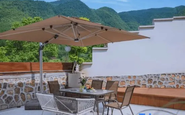 Jingsu, Starry Sky Swimming Pool Bar, Mountain View and River Tracing Parent Child Resort Villa – Outside – Huzhou