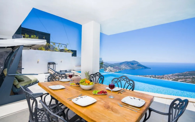 Lux Villa With Inf Pool Jacuzzi - All Rooms w AC