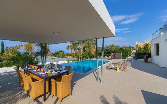 Eastmed Villas Paphos Limni Beach Villa Beachfront Four Bedroom Luxury Villa