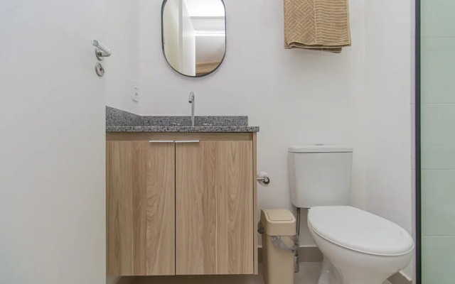 Studio com Varanda e Academia pr Ximo ao Metr