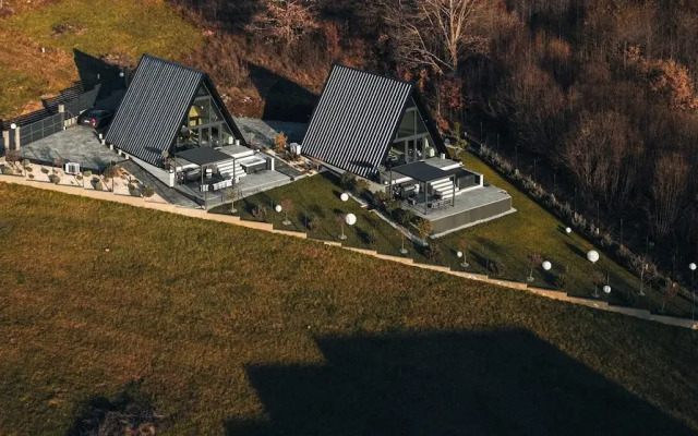 Twin Vista A-Frame Cabins