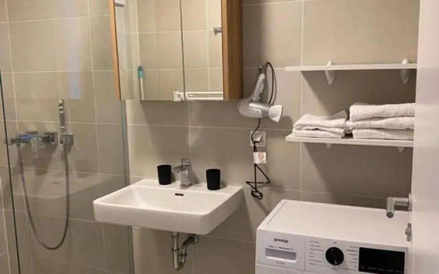 Modern apartment near city center - garden