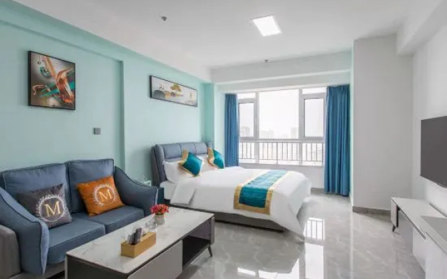 Spring Apartment (Linyi Beicheng New Area Rongchang Yuelinglong Shop) – Guest Rooms – Linyi