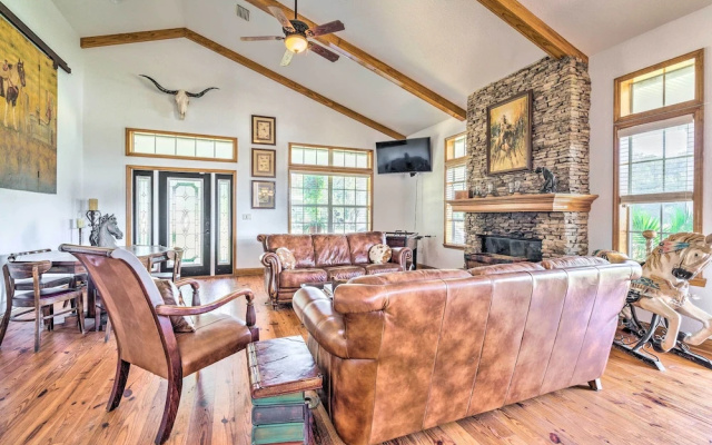 House w/ Wraparound Porch, 1/2 Mi to Lake!