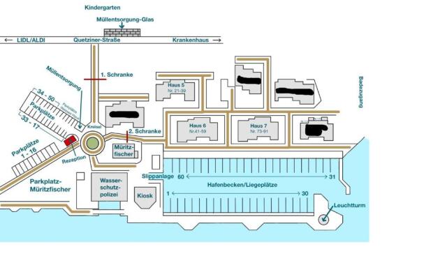 Apartment am Yachthafen Whg 8 optional Bootsplatz