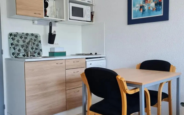 Studio climatisé 1 à 4 personnes vue mer