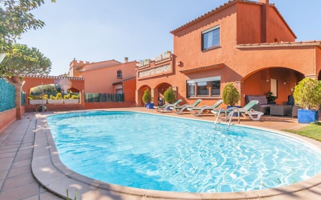 Spacious Holiday Home in Girona With Swimming Pool