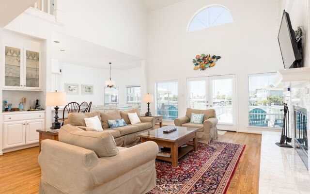 Airy Canalfront Galveston Home by RedAwning