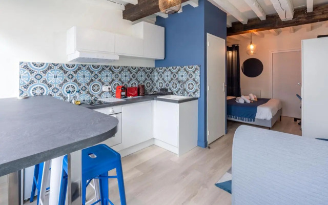 La WAIDE Beau studio centre ville WIFI NETFLIX tout équipé