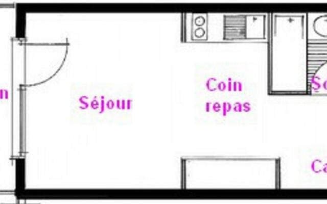 Studio Les Saisies, 1 pièce, 4 personnes - FR-1-293-258