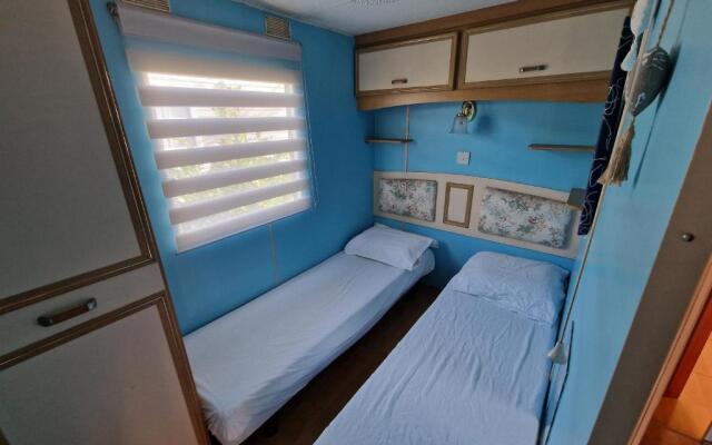 Mobilhomme dans camping