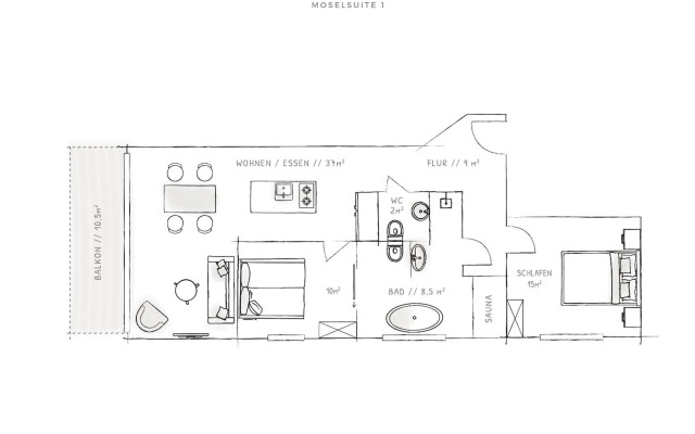 STEILLAGE - Design Moselsuiten mit Panoramablick und SPA