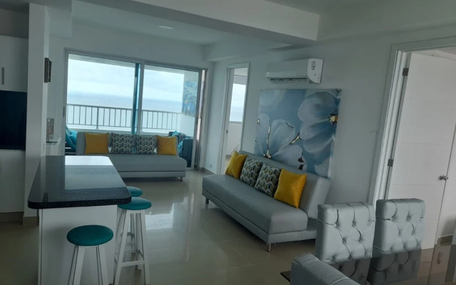 2 Bedroom Beachfront Apartment 2p1-al2 With Pool And Wifi - Apartment in Cartagena - Photo 3