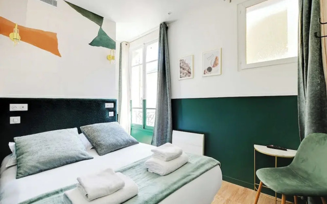 Cosy Cocoon for 2P With A/C - Near Montmartre
