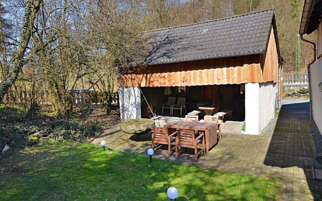 Gorgeous timbered farmhouse in the Sauerland with garden, fireplace and bar