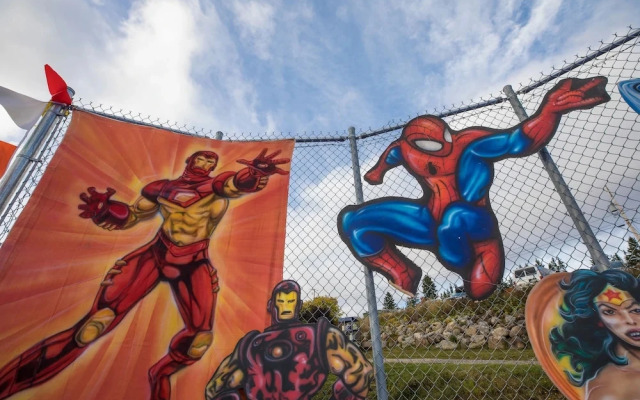 le versant du massif
