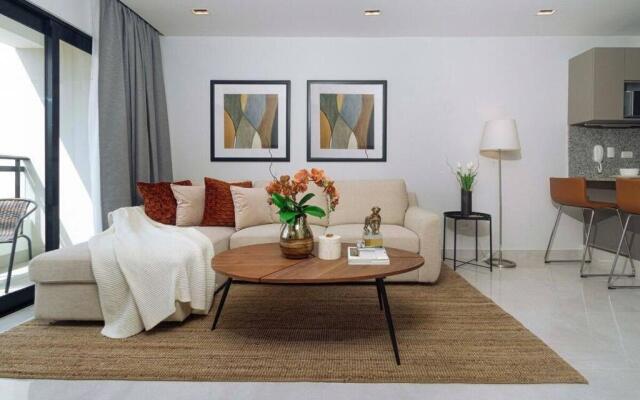 1BR in District Apt @Downtown W/ Pool+Gym+Terrace