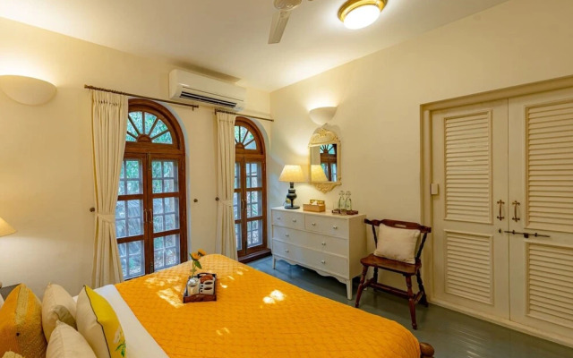 Loto Bianco by Hireavilla -4br w Pvt Pool Siolim