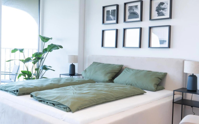 Helles Apartment mit tollem Blick über Augsburg