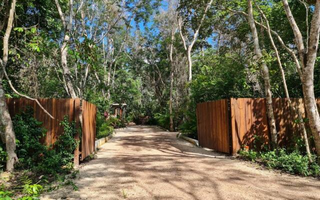 Secret Gardens Bacalar Suite 02 con alberca y bicicletas