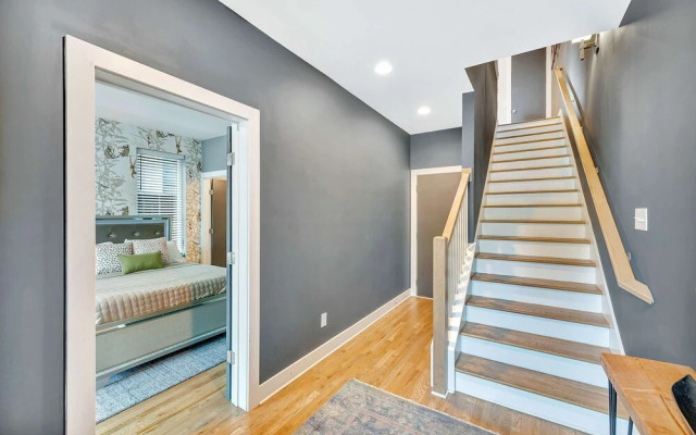 Rooftop Deck Shuffleboard BBQ Near Downtown